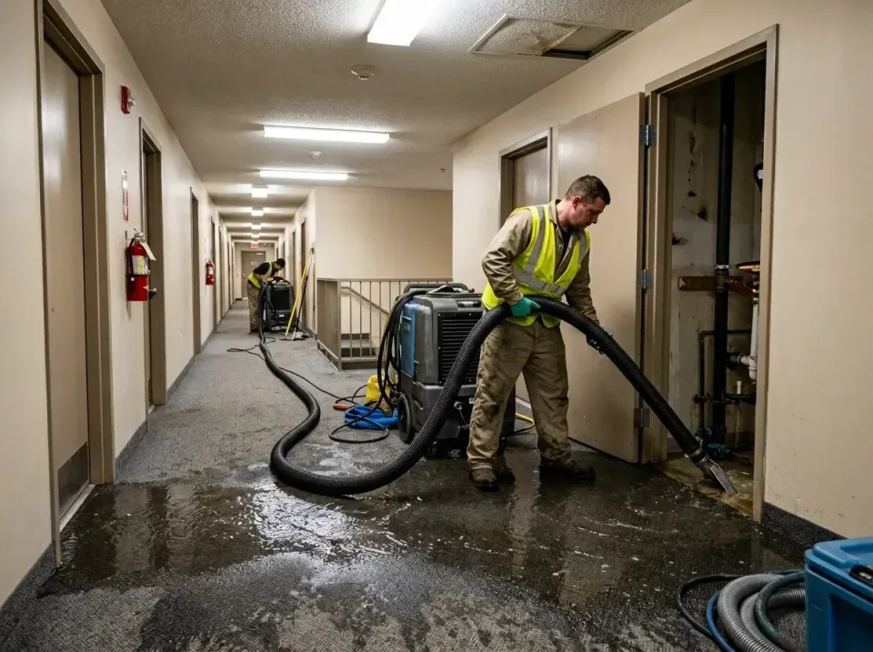 multi-unit-apartment-hallway-f-005 — frequently asked questions, Emergency Burst Pipe Water Extraction & Removal in Biscayne…